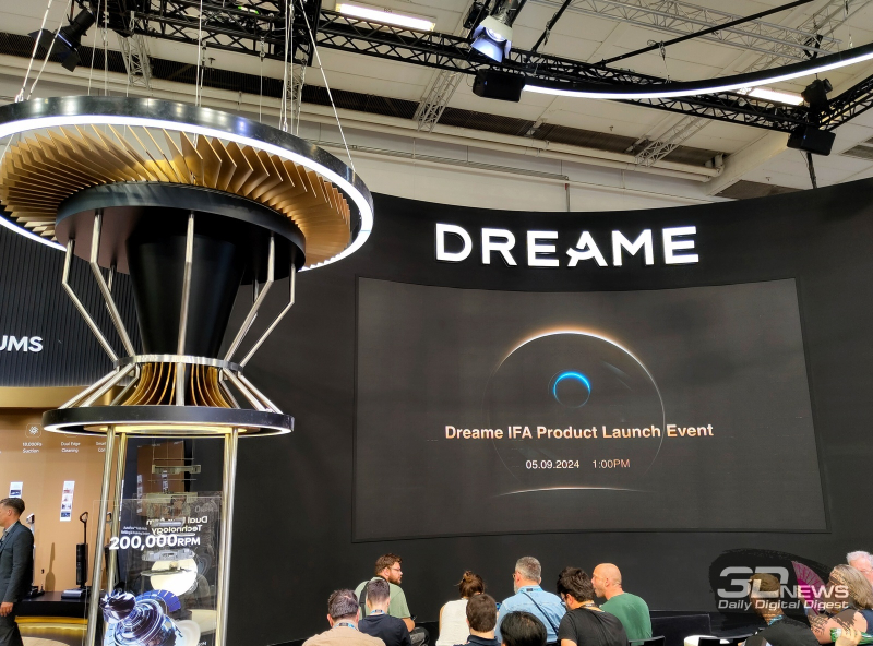 Репортаж со стенда Dreame на IFA 2024: флагманский робот-пылесос L40 Ultra, беспроводной пылесос H14 Pro и другие новинки